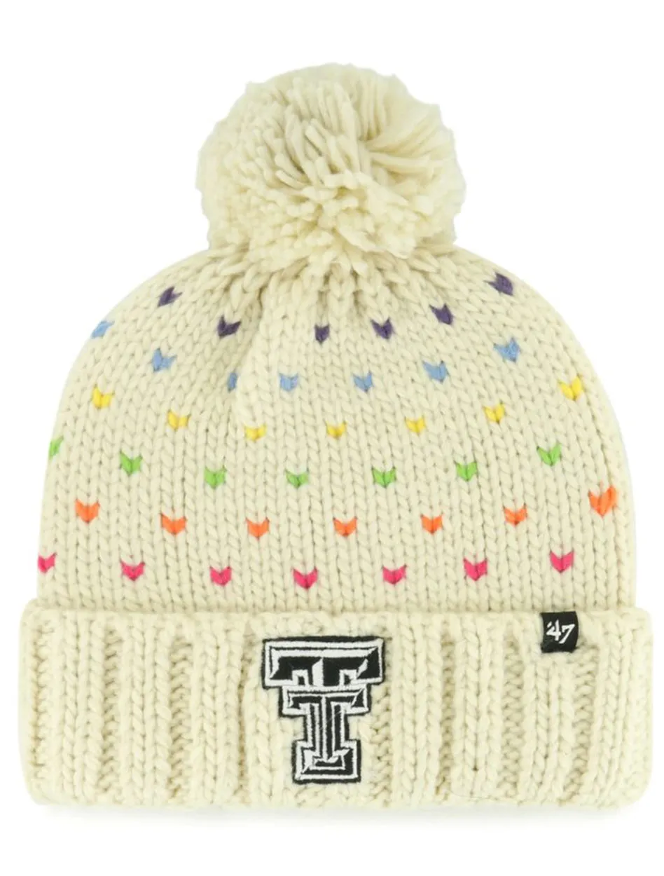 47 Brand Texas Tech Double T "Sprinkles" YOUTH Cuffed Beanie