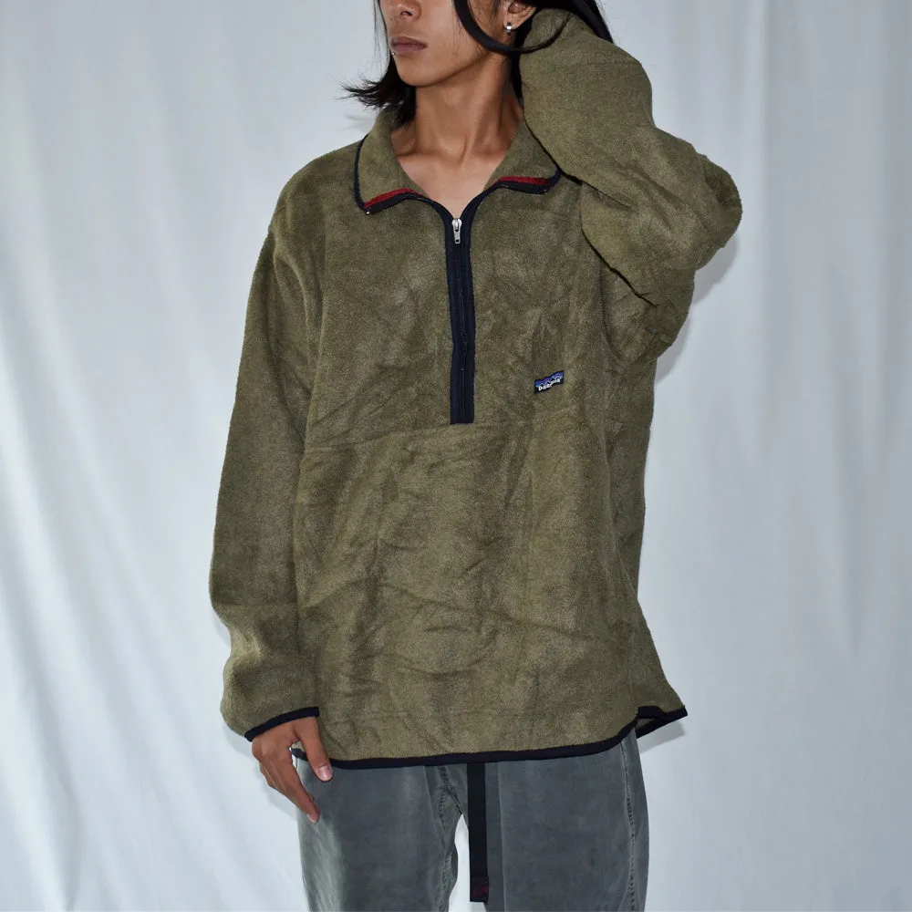 90’s patagonia フリース シンチラ ハーフジップ フリースプルオーバー 231013H