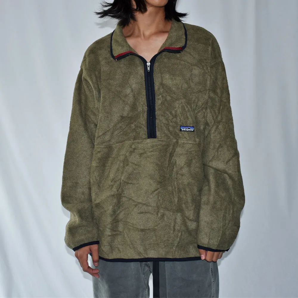 90’s patagonia フリース シンチラ ハーフジップ フリースプルオーバー 231013H