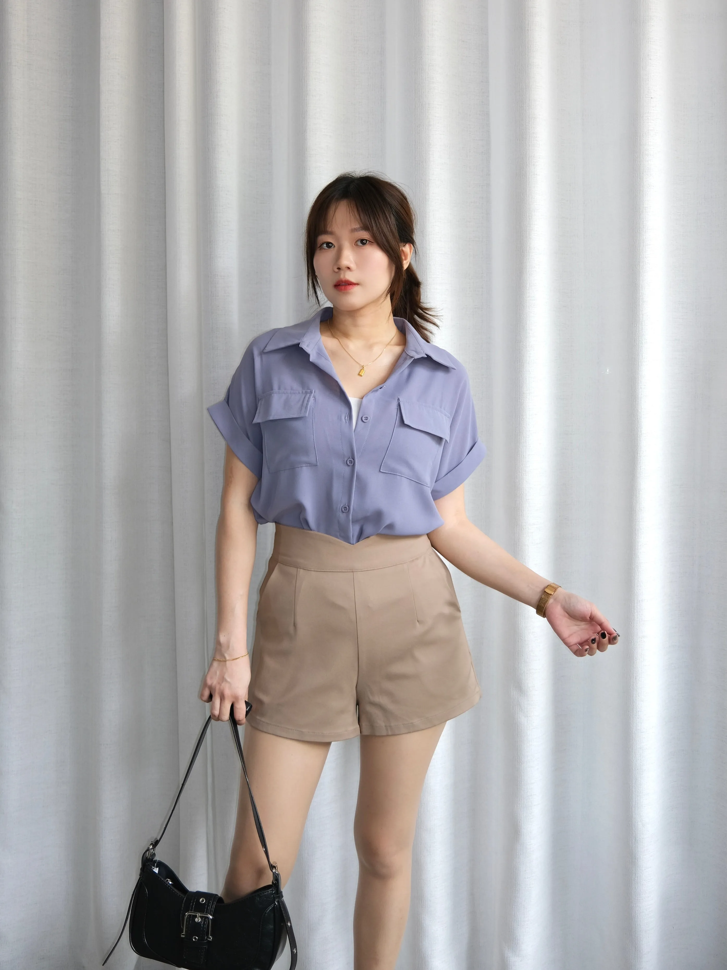 ACEWIN V-Shape High Waist Shorts (Size S-XL) 501759