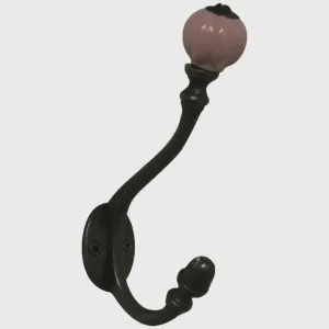 Albany Acorn Coat Hook Pink