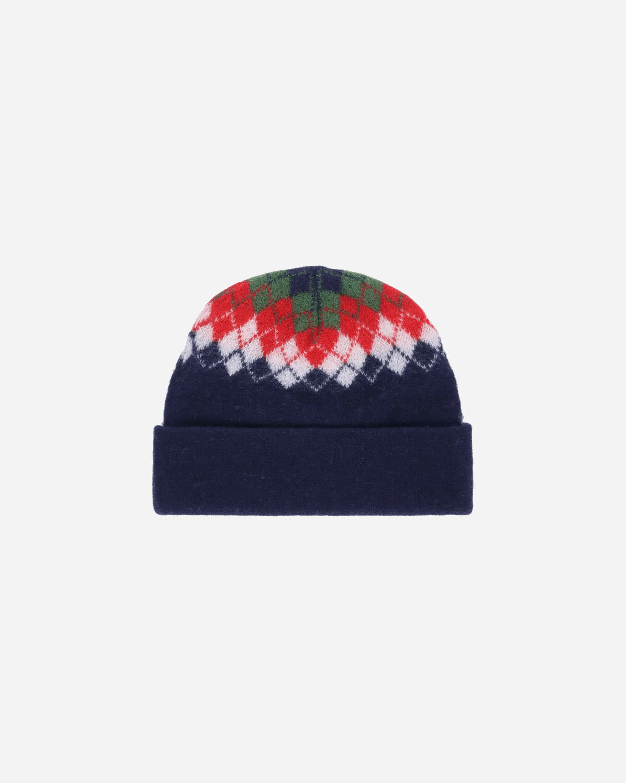 Argyle Beanie Navy