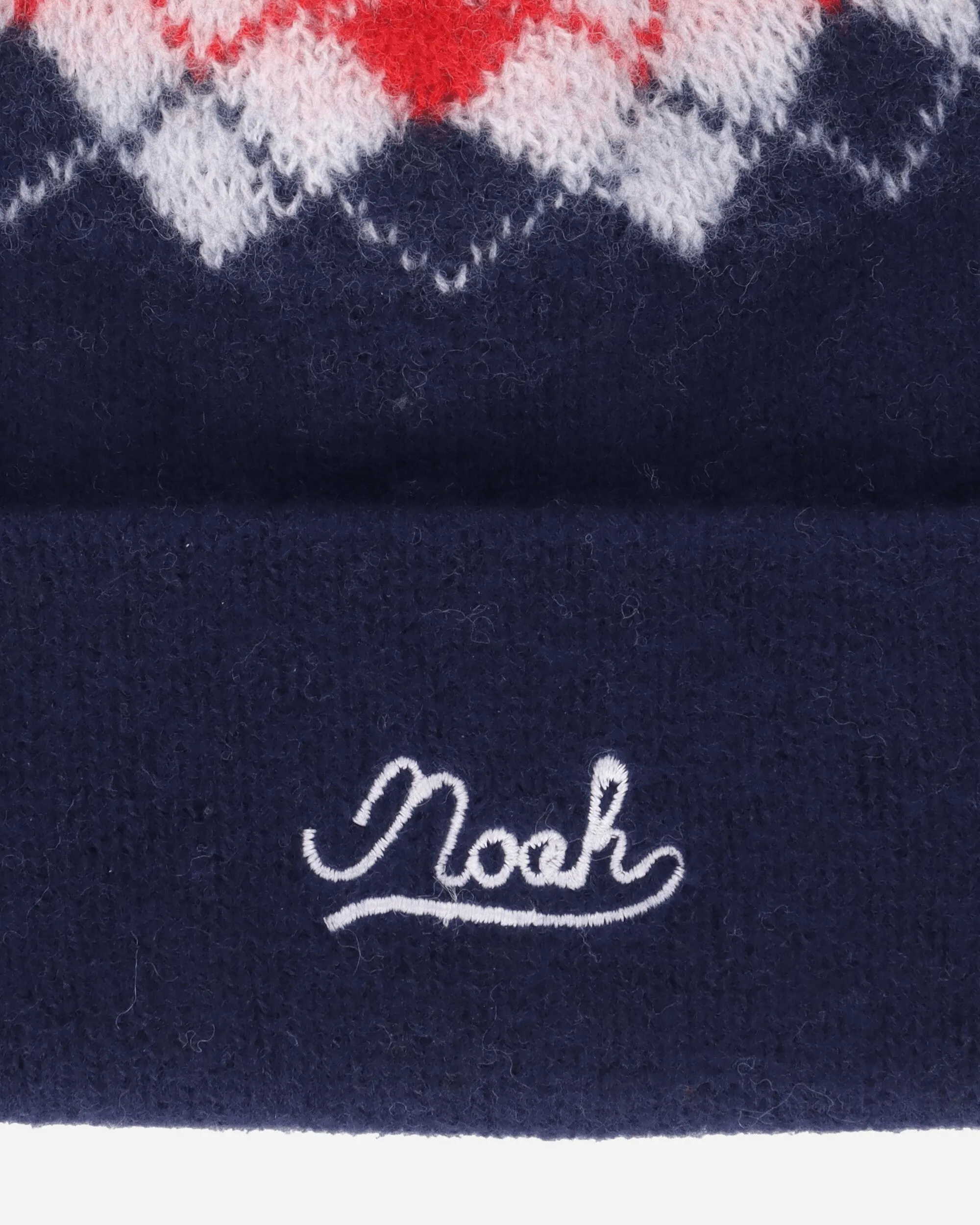 Argyle Beanie Navy
