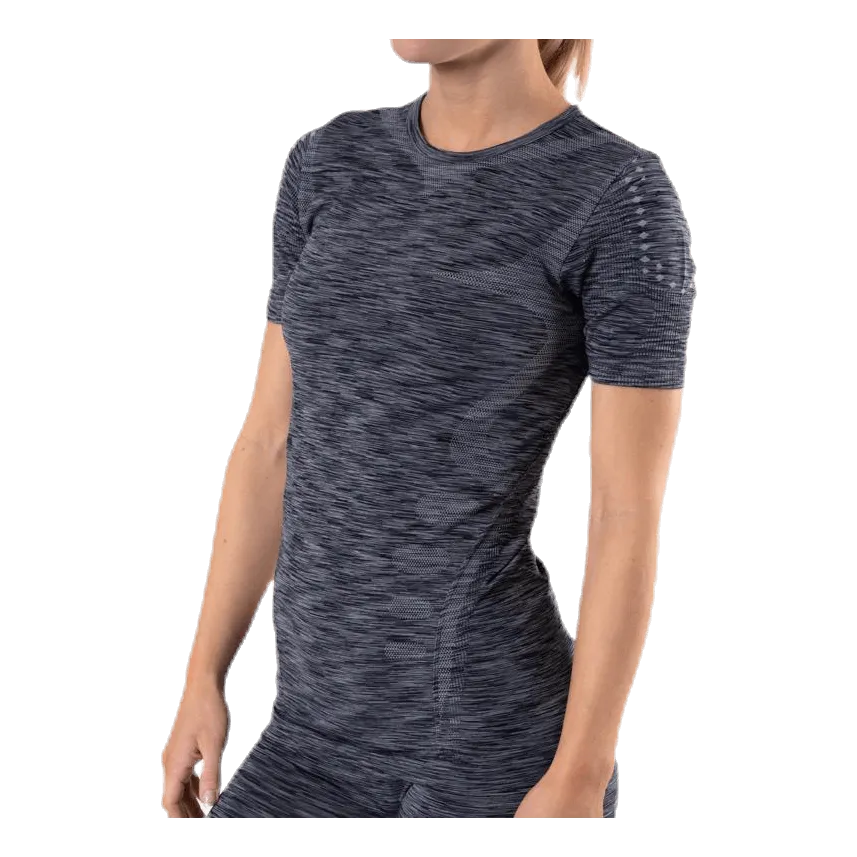 Ascoli Seamless Melange S/S Tee Black