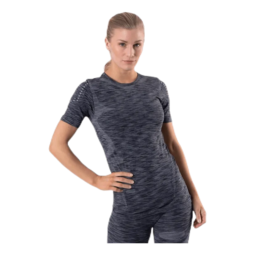 Ascoli Seamless Melange S/S Tee Black