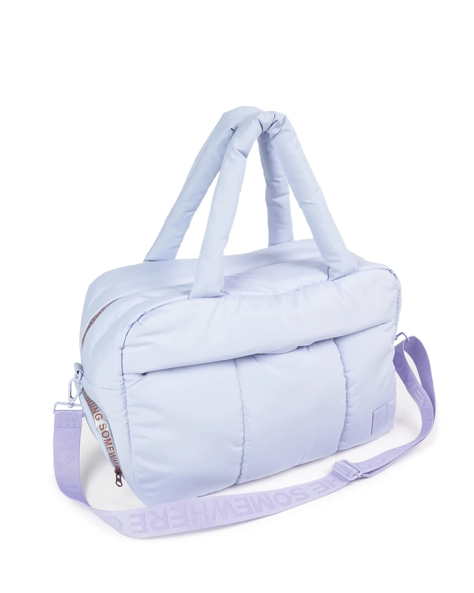 Baby Blue Marshmallow Duffle Bag