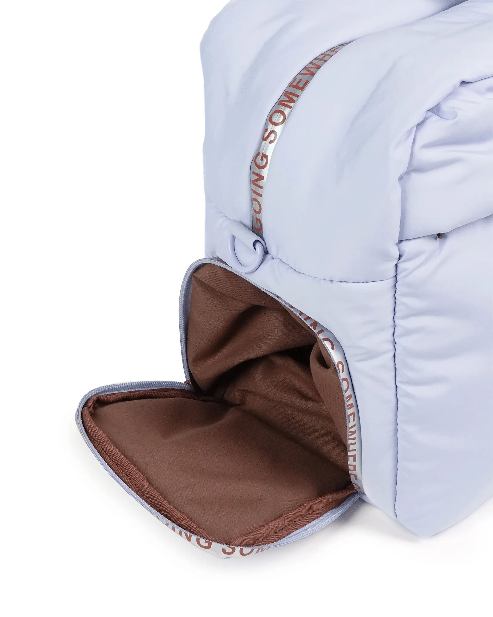 Baby Blue Marshmallow Duffle Bag