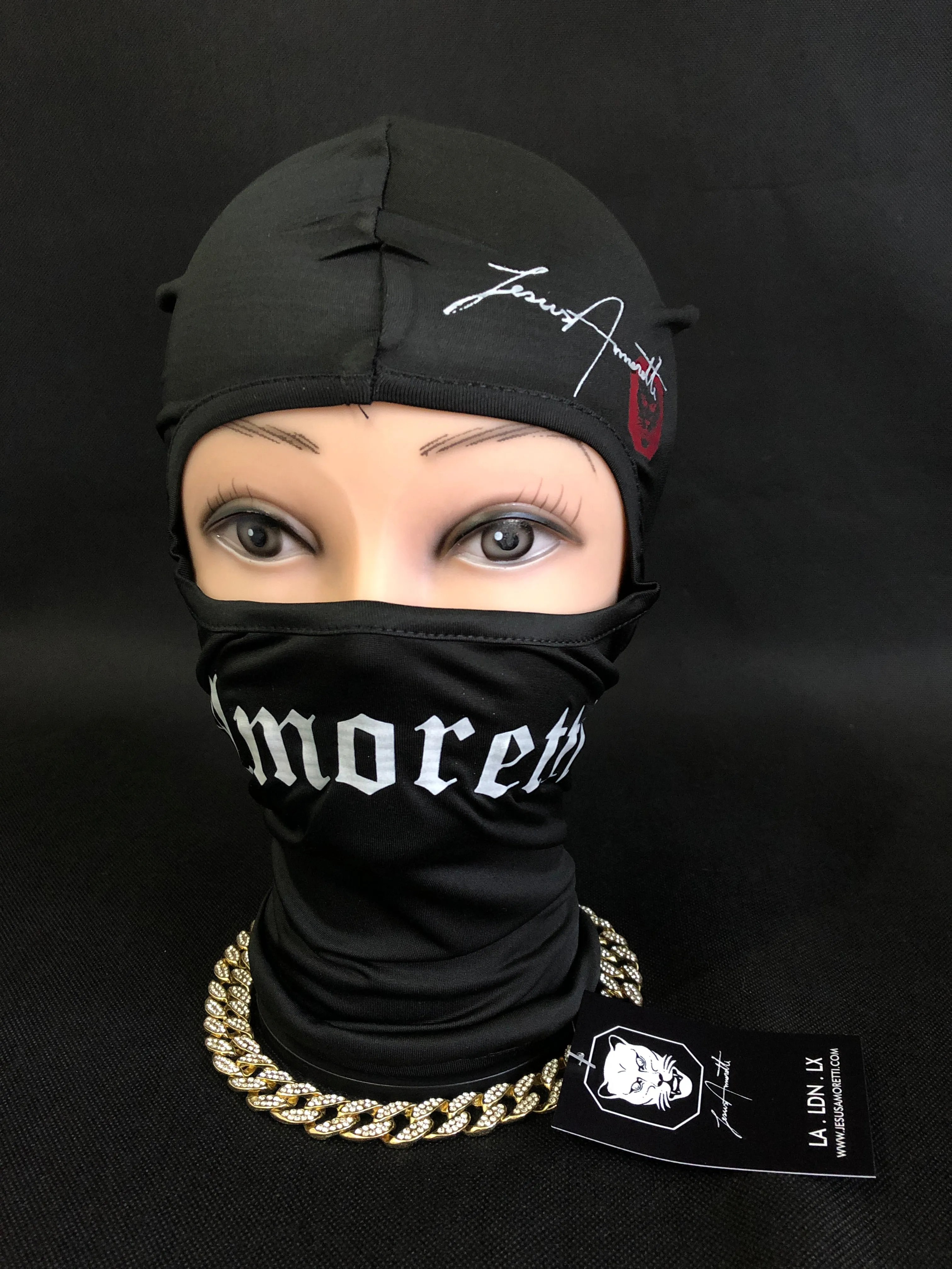 Balaclava Amoretti Preta