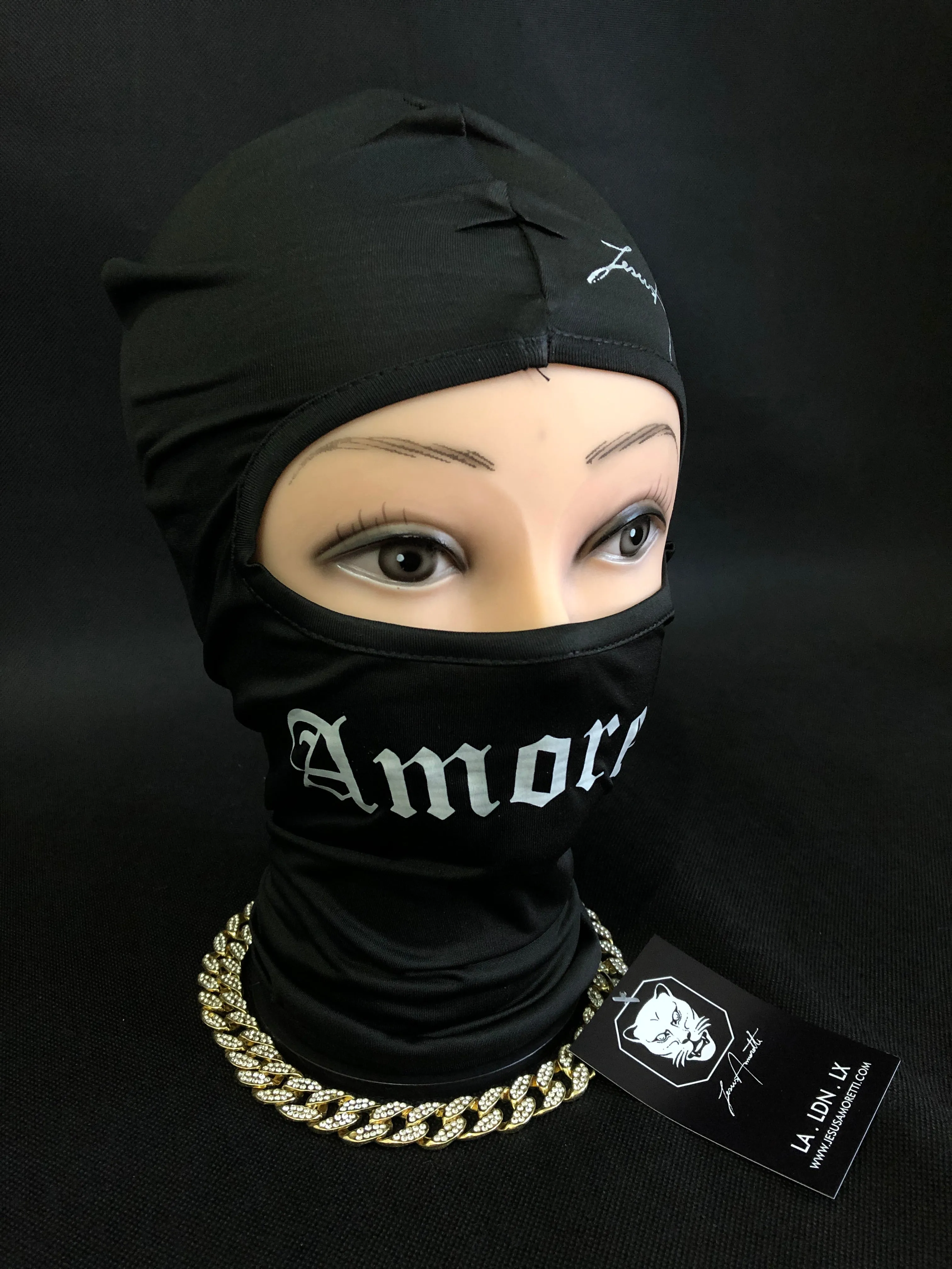 Balaclava Amoretti Preta