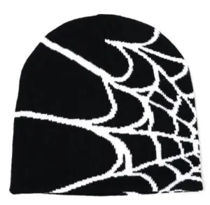 Beanie - Spider Web - Black
