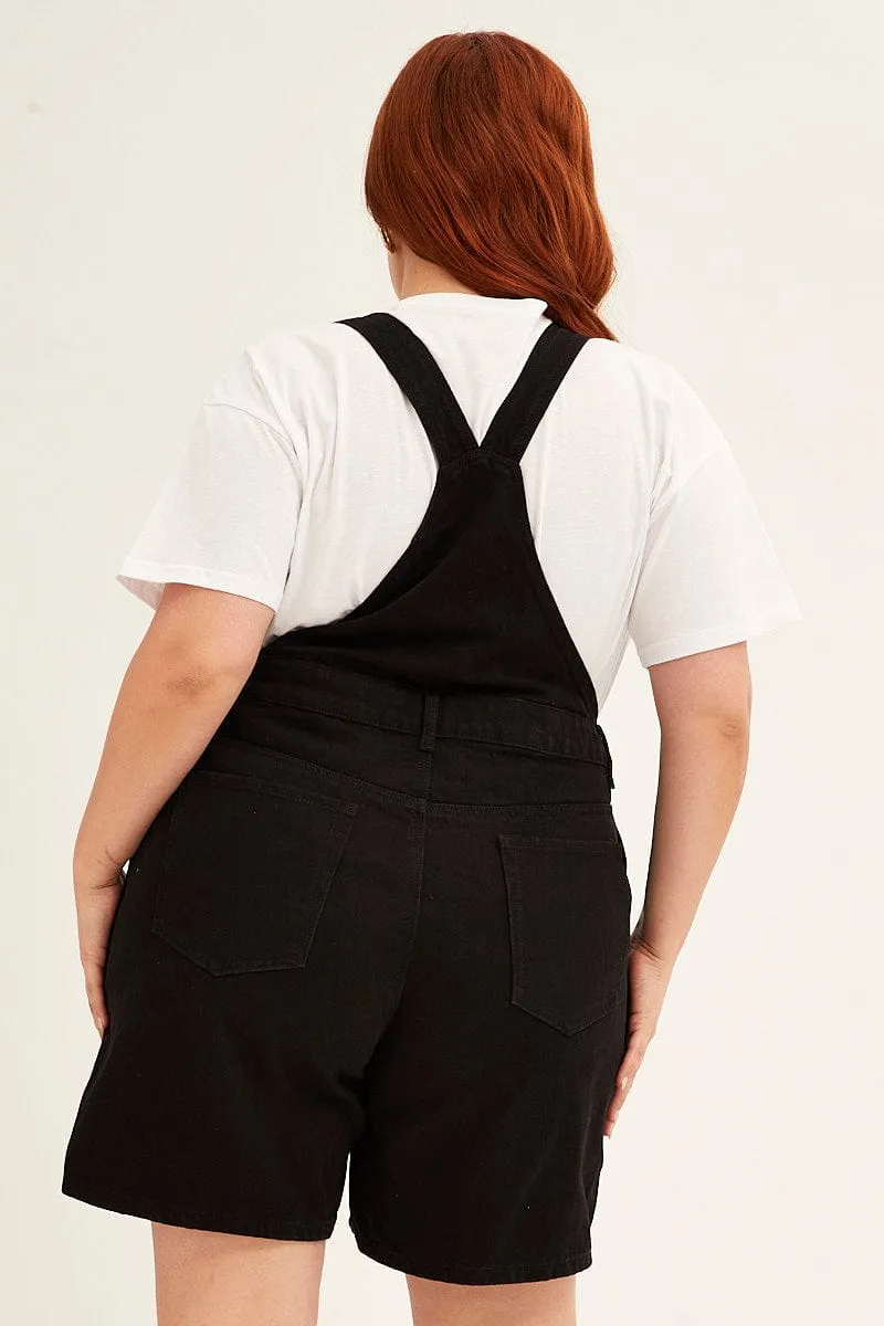 Black Denim Overall