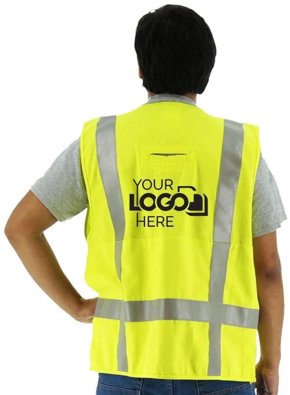 BLAZETEX - FR High Viz Safety Vest, Lime