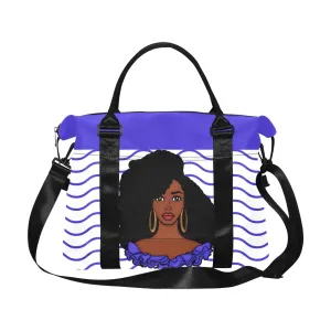 BLUESY BABE LARGE CAPACITY TROLLEY BAG