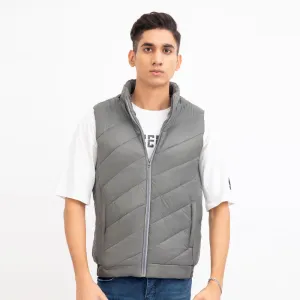 Bomber Jacket-Silver