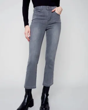 Bootcut Leg In Grey | Grey