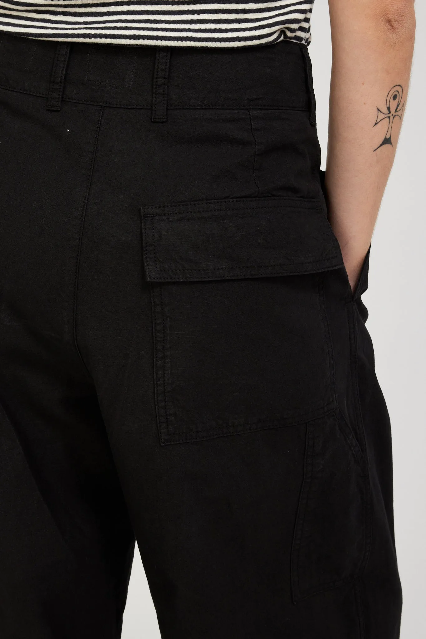 British Worker Pant Black