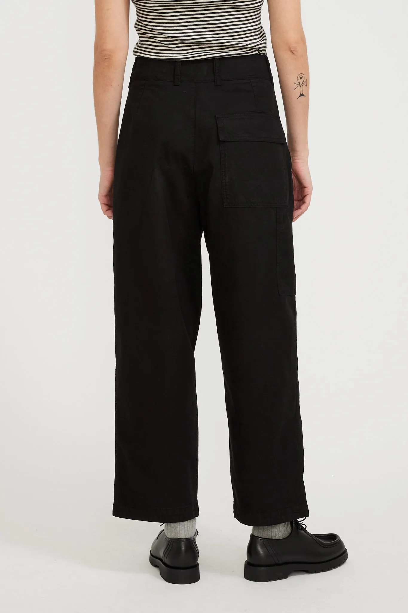 British Worker Pant Black