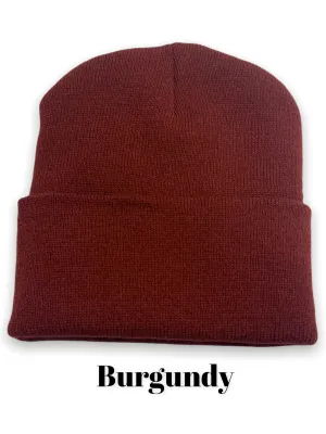Burgundy Beanie
