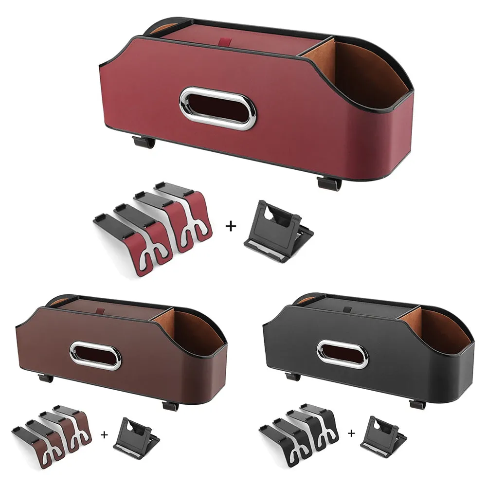 Car Headrest Backseat Organizer Partition Design Multi-functional