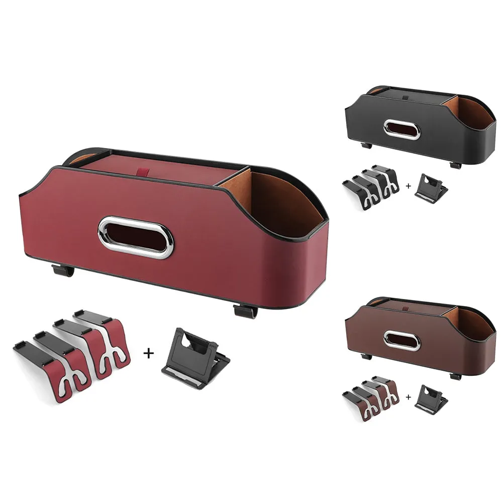 Car Headrest Backseat Organizer Partition Design Multi-functional