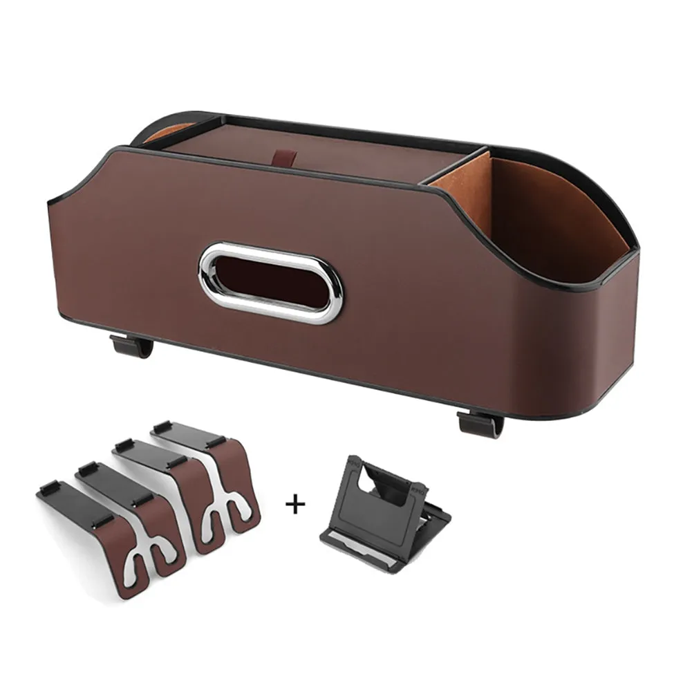 Car Headrest Backseat Organizer Partition Design Multi-functional