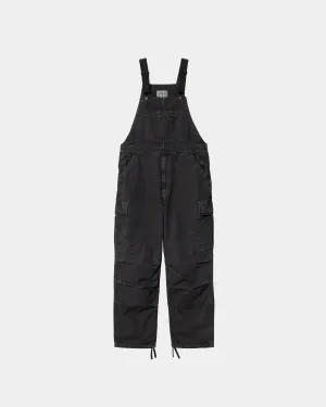 Cargo Bib Overall | Black (stone dyed)