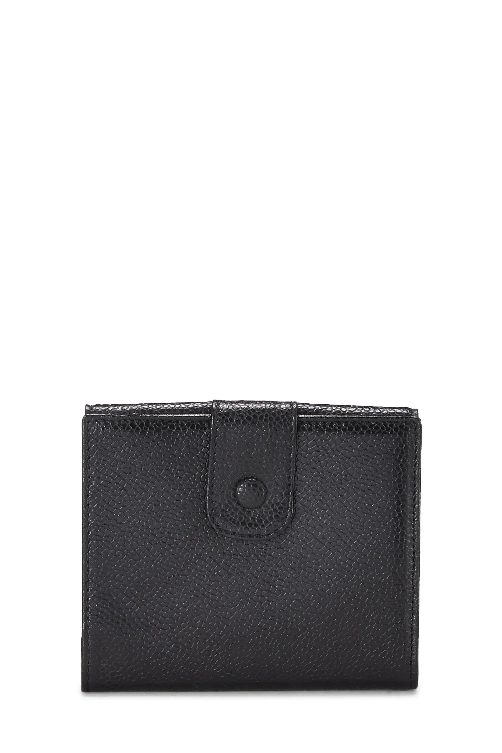 Chanel,  Black Lambskin Timeless 'CC' Wallet, Black