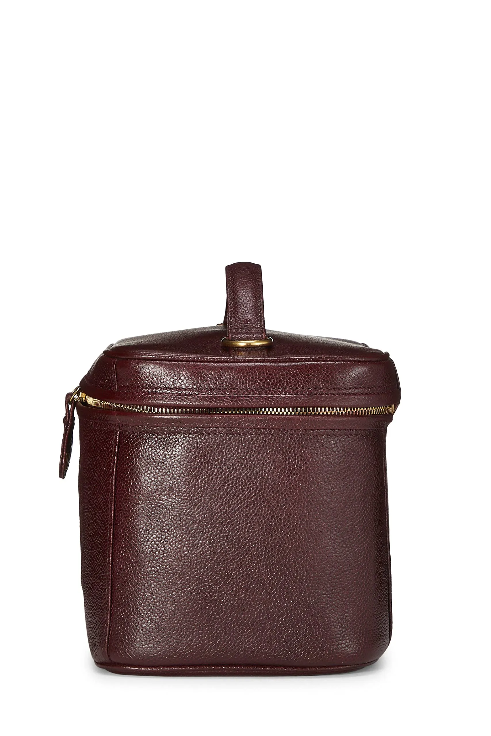 Chanel,  Burgundy Caviar Timeless Vanity Large, Burgundy