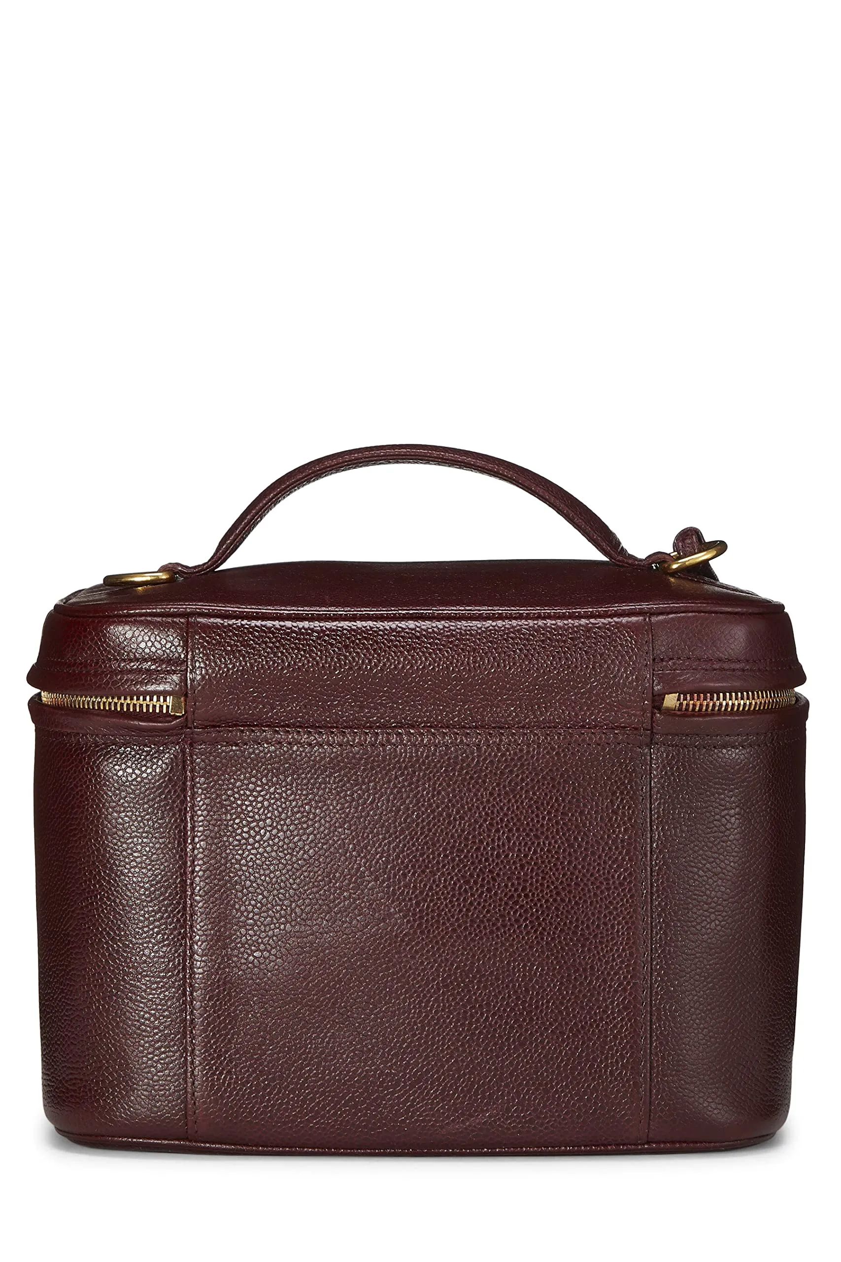 Chanel,  Burgundy Caviar Timeless Vanity Large, Burgundy