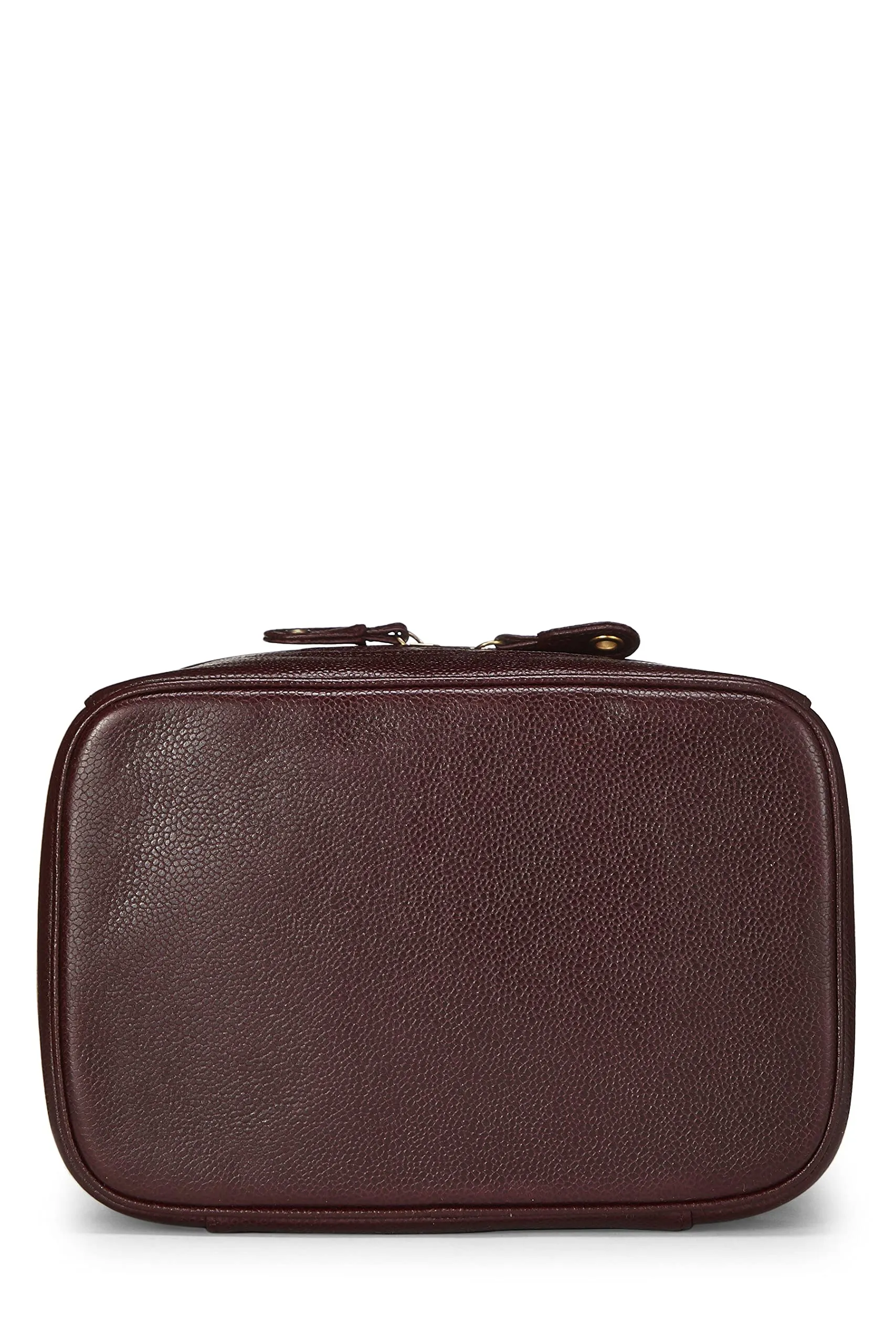 Chanel,  Burgundy Caviar Timeless Vanity Large, Burgundy