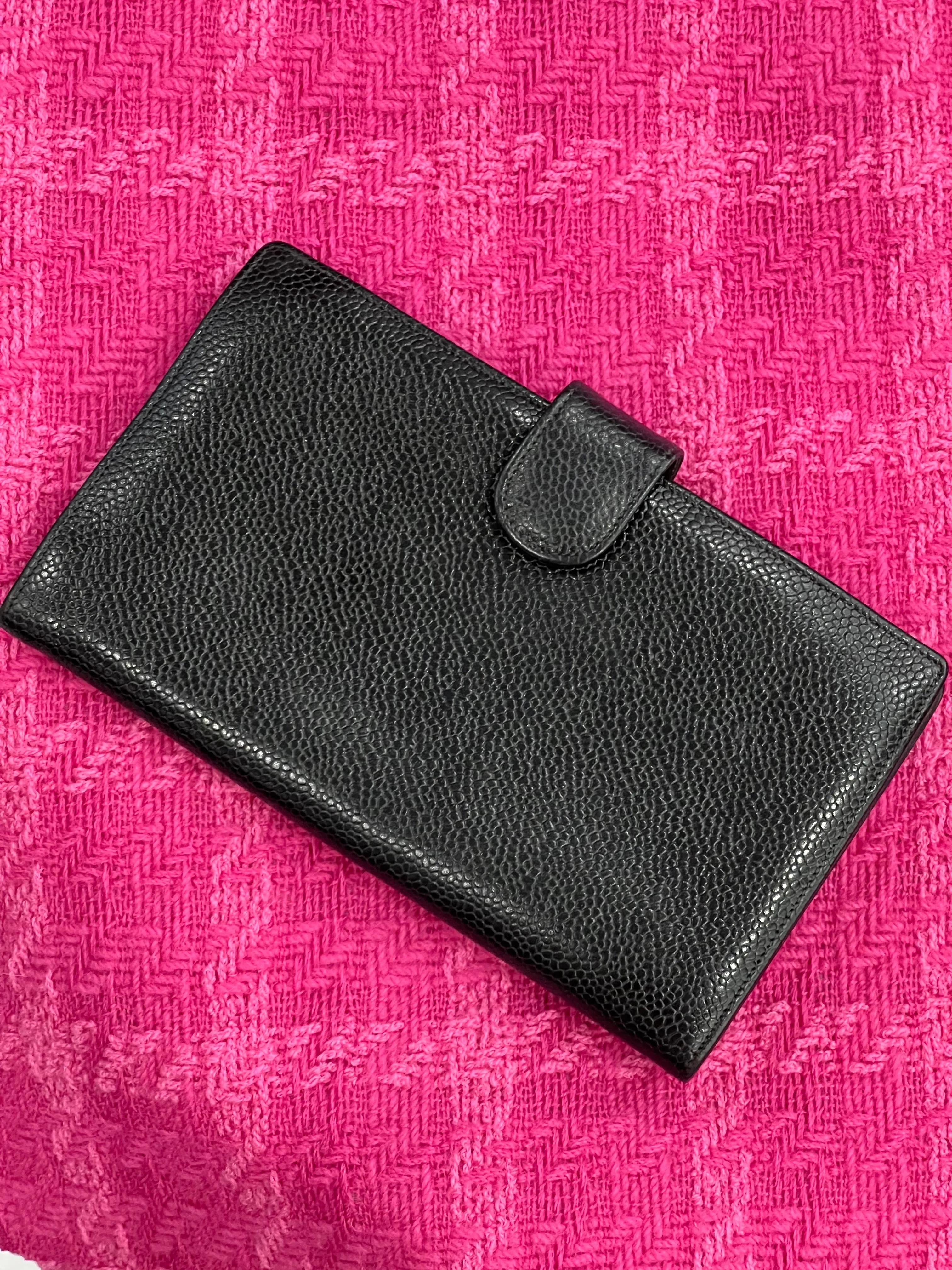 CHANEL CC CAVIAR LAMBSKIN TIMELESS FRENCH WALLET