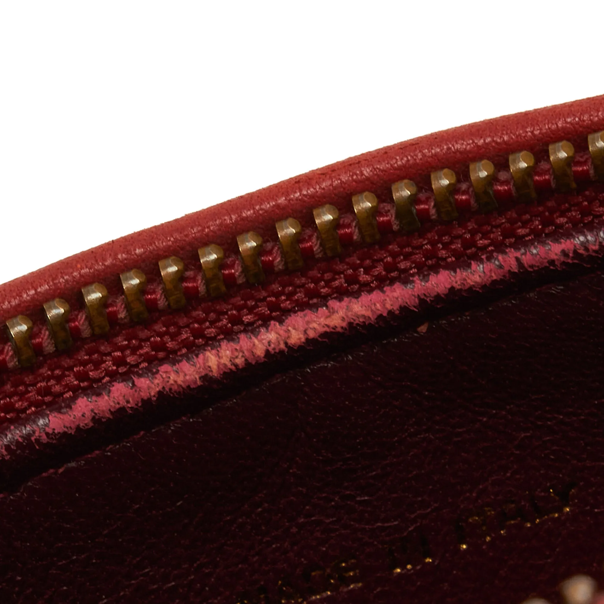 Chanel CC Timeless Crossbody Red Lambskin Gold