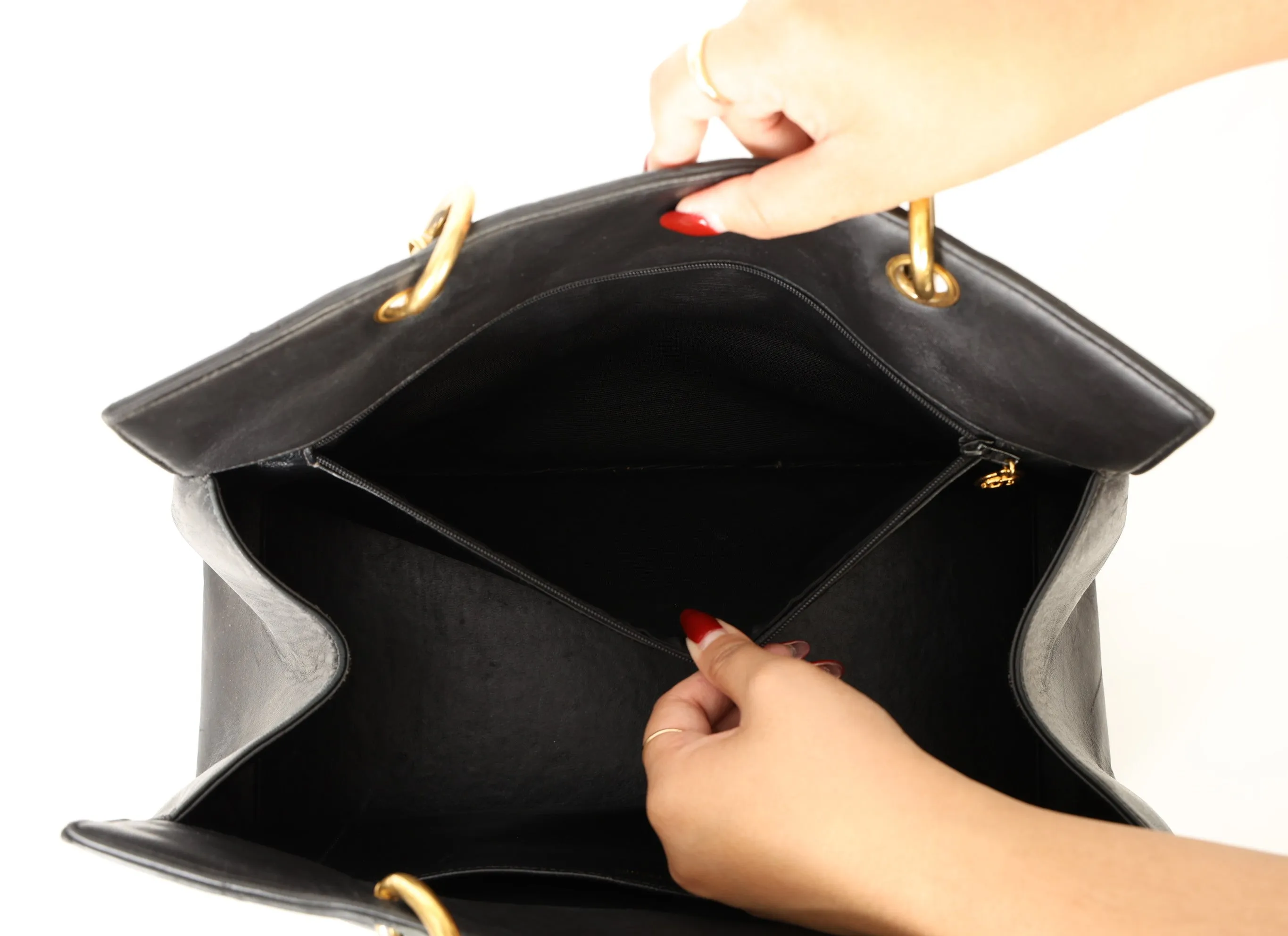 Chanel Lambskin Timeless Chain Tote