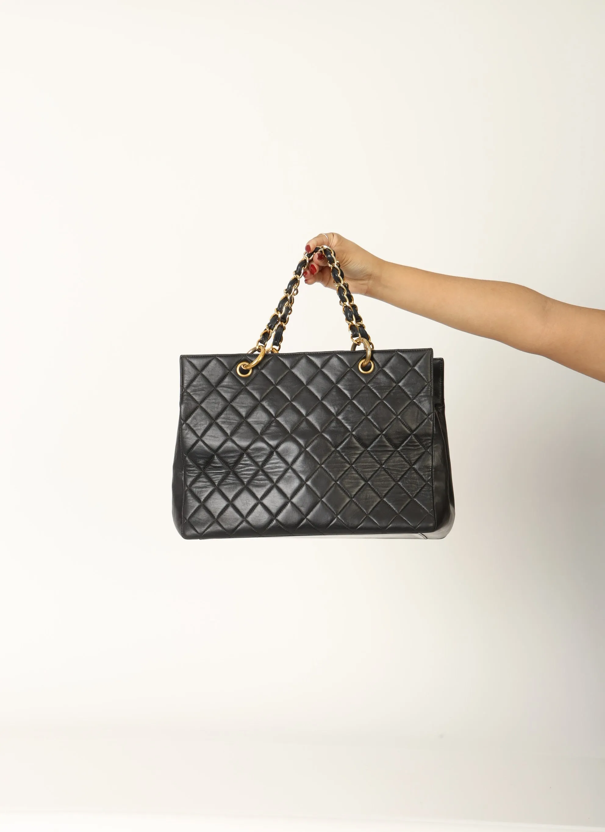 Chanel Lambskin Timeless Chain Tote