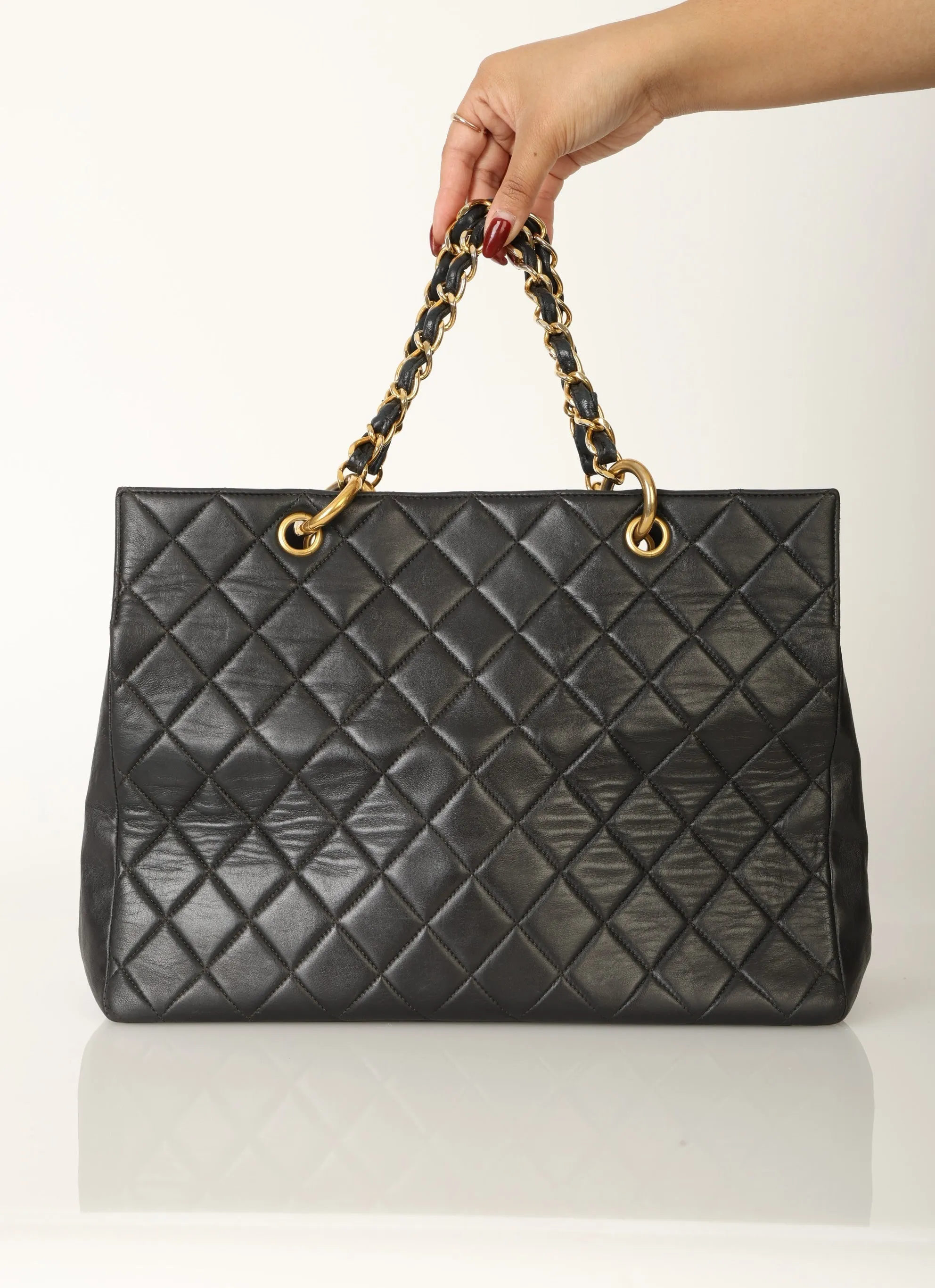 Chanel Lambskin Timeless Chain Tote