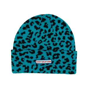 Corduroy Meow Beanie - Teal