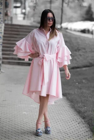 Cotton Pink Dress KAMI