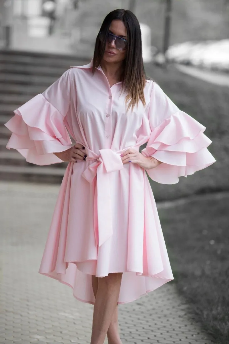 Cotton Pink Dress KAMI