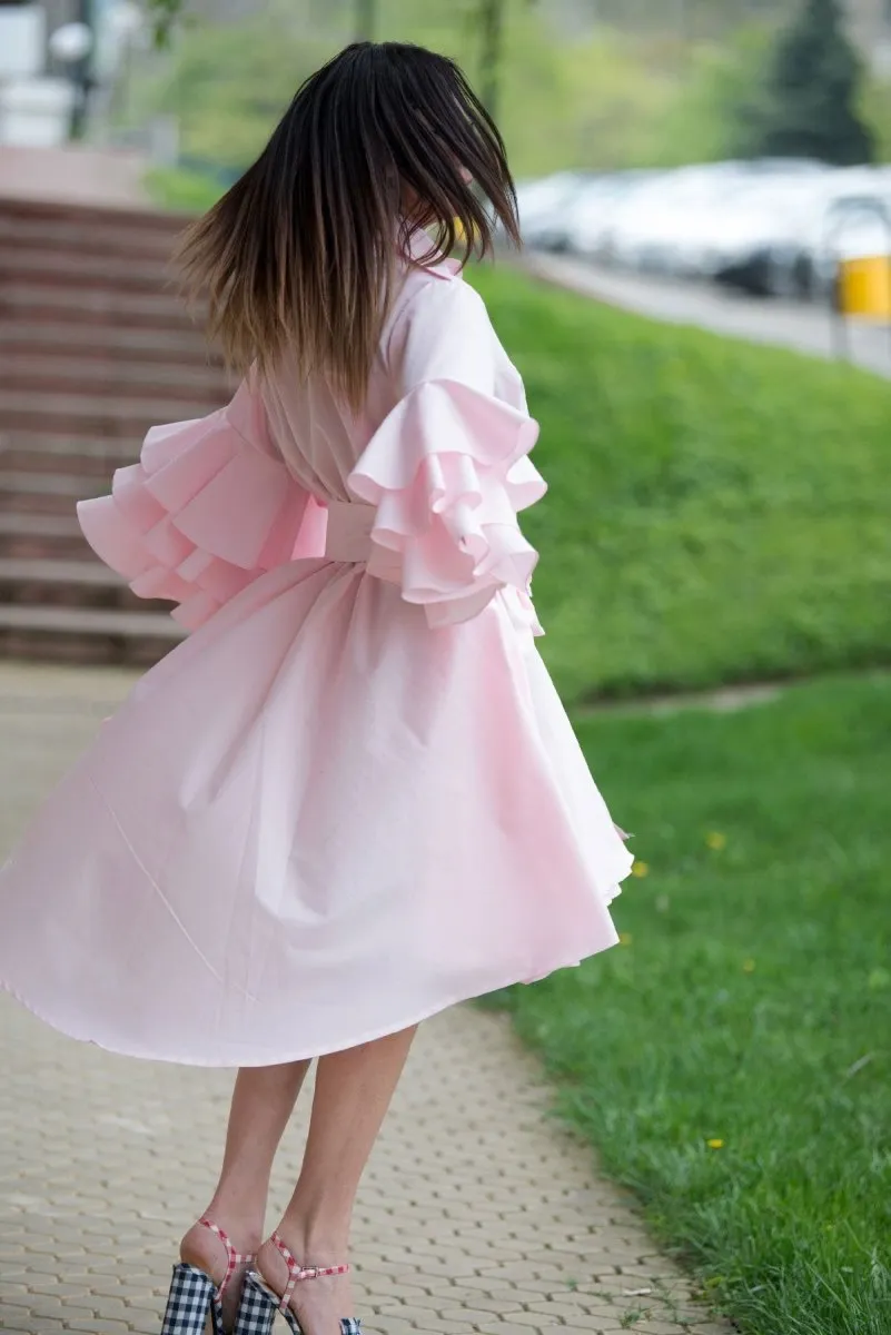 Cotton Pink Dress KAMI