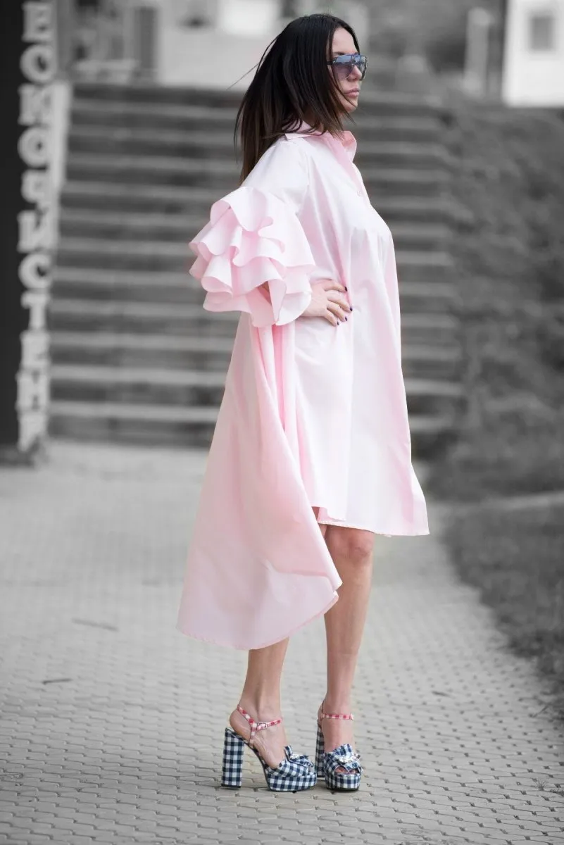 Cotton Pink Dress KAMI