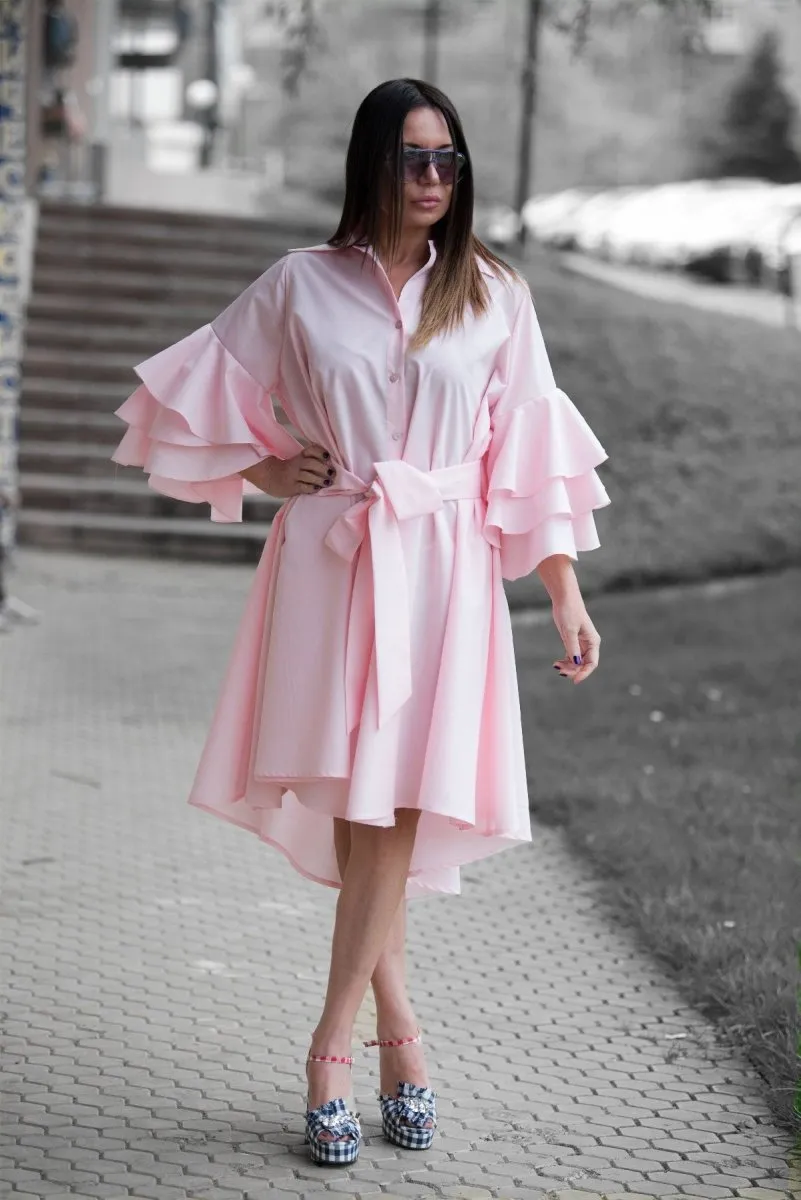 Cotton Pink Dress KAMI