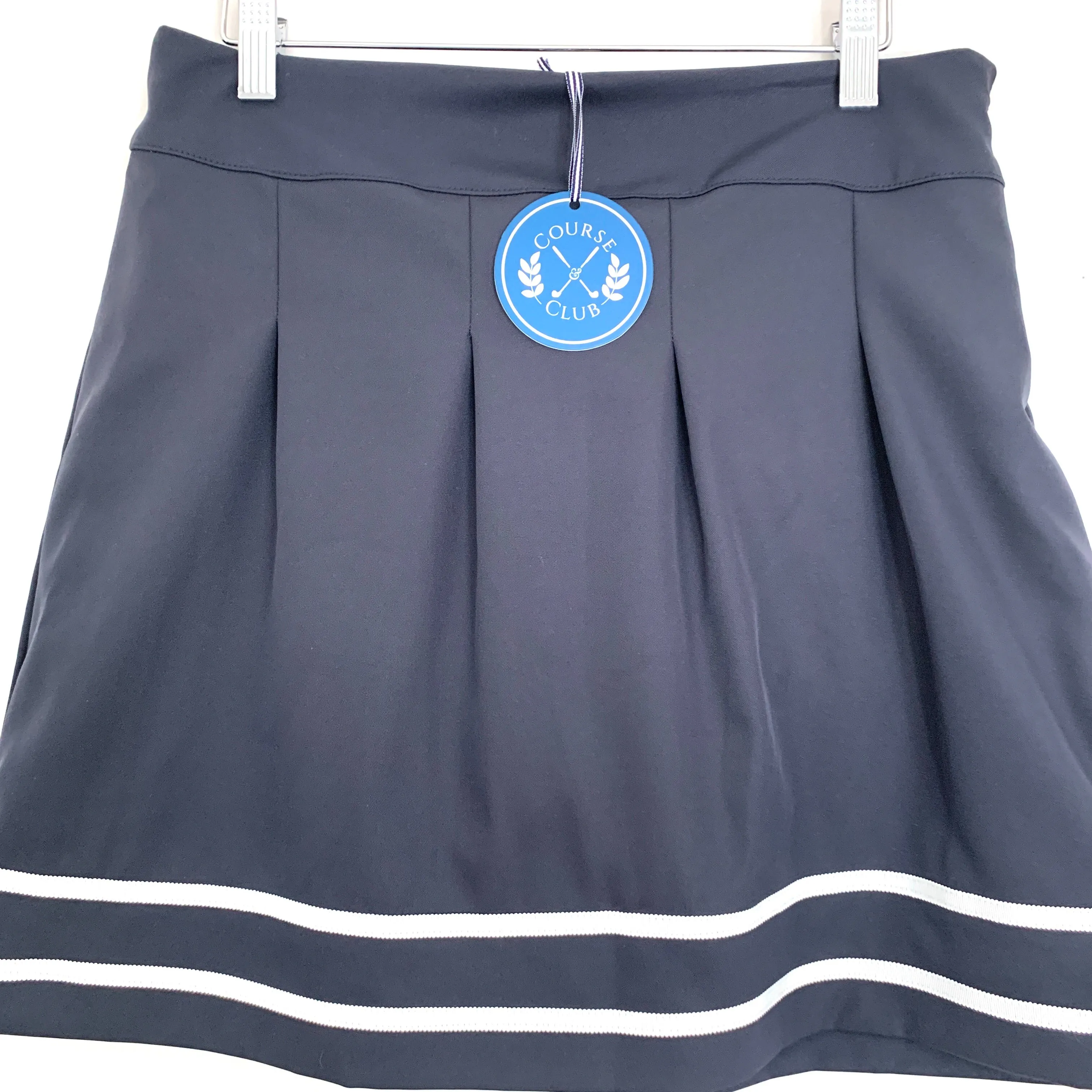 Course & Club Navy Pleated Skort NWT- Size 8