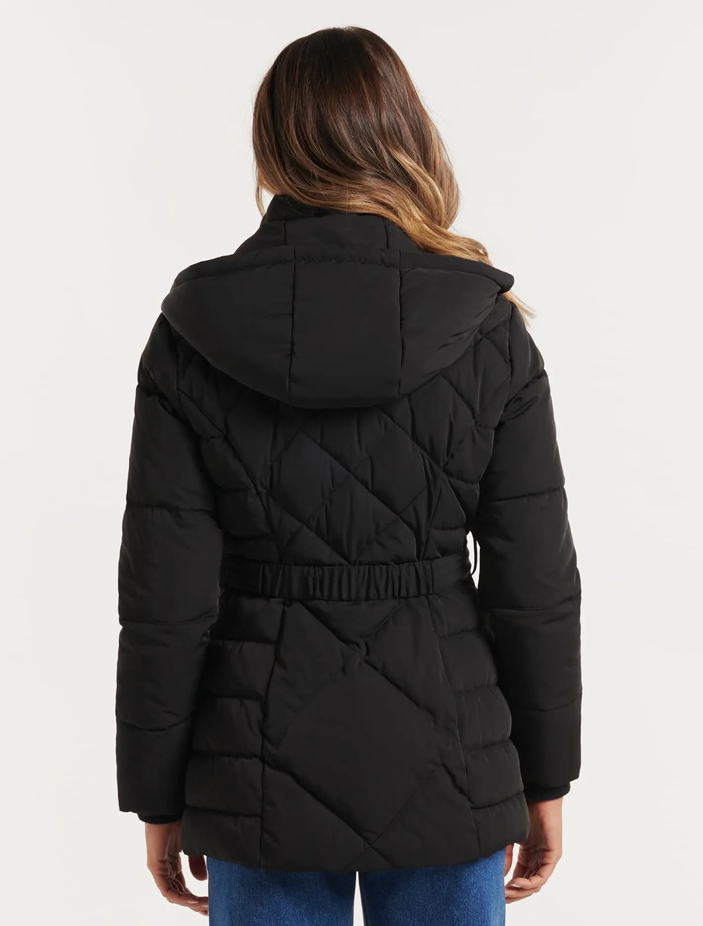 Courtney Belted Puffer Jacket