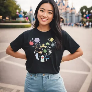 Disney Princess Icons Shirt | Disney Princess Tee | Disney Shirt