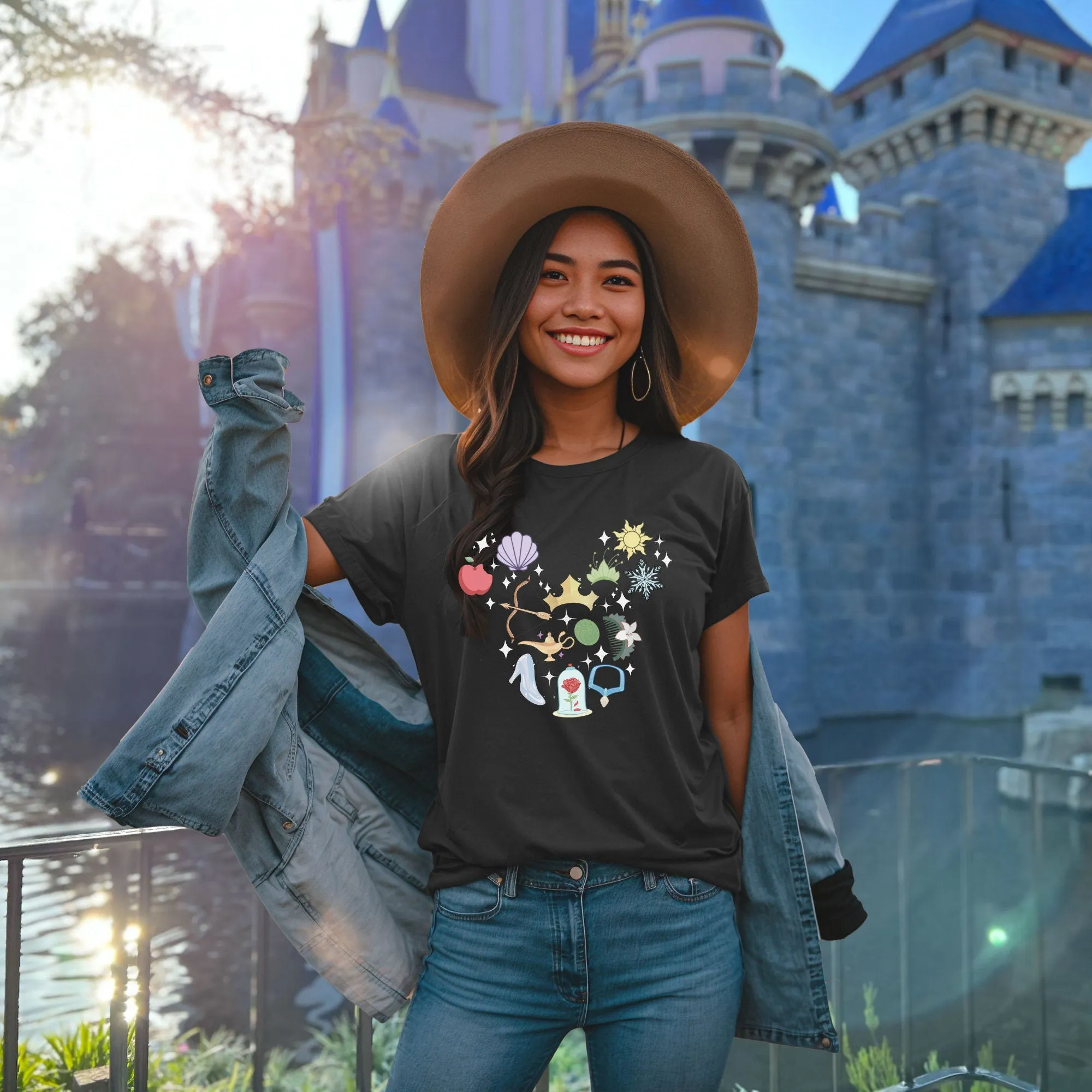 Disney Princess Icons Shirt | Disney Princess Tee | Disney Shirt