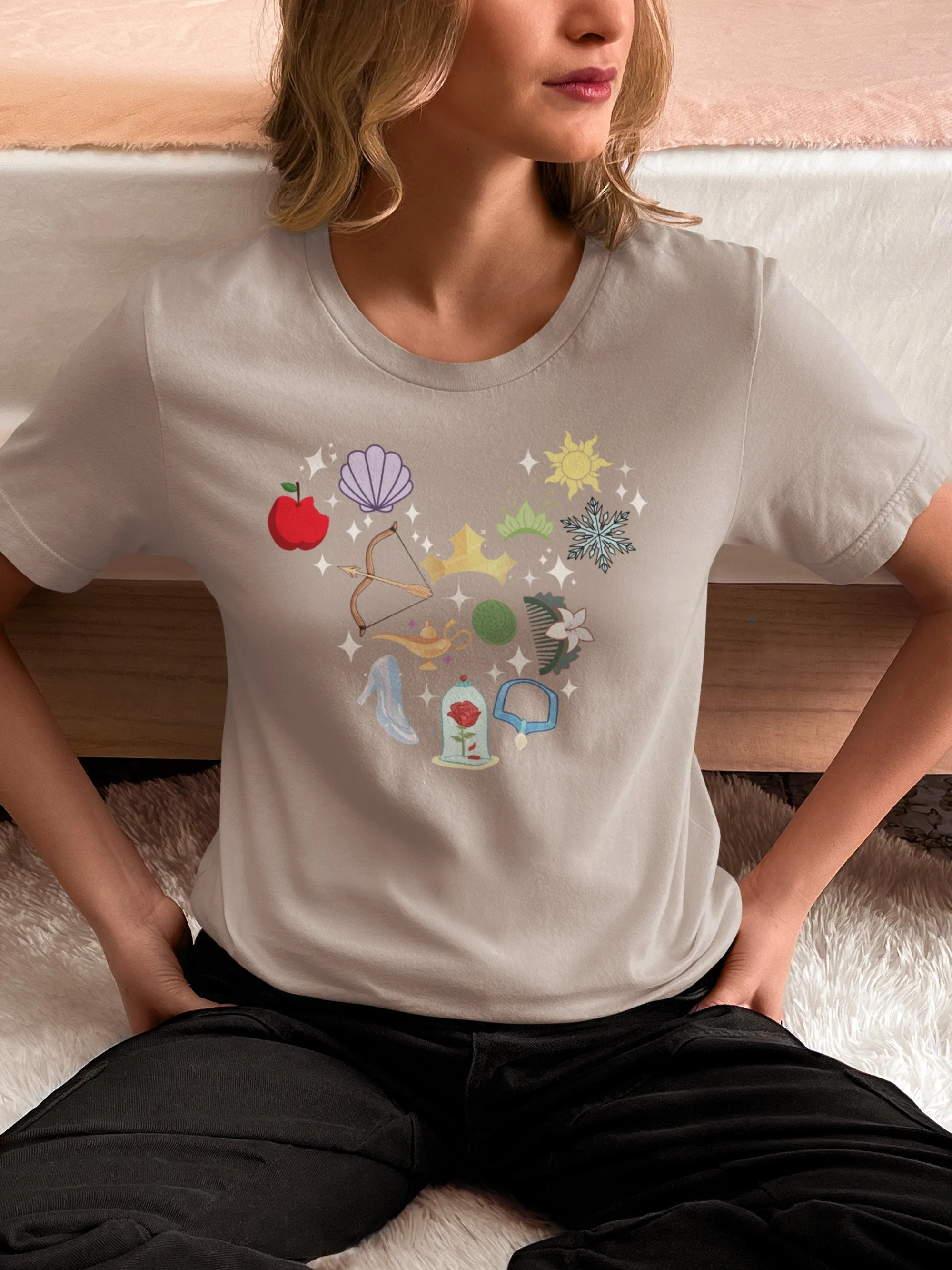 Disney Princess Icons Shirt | Disney Princess Tee | Disney Shirt