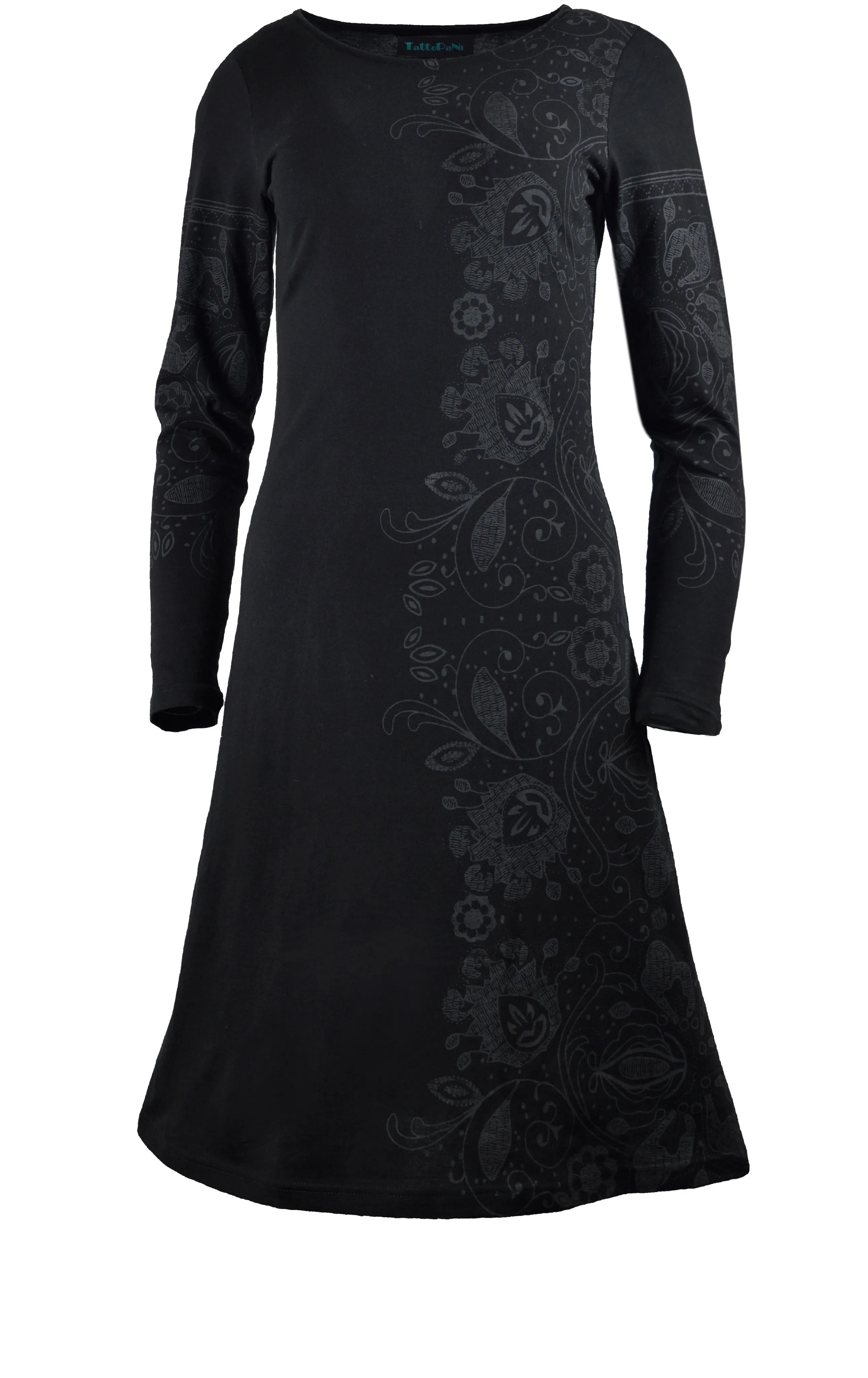 Dress With Side & Sleeve Print (NO REFUND/ NO EXCHANGE)