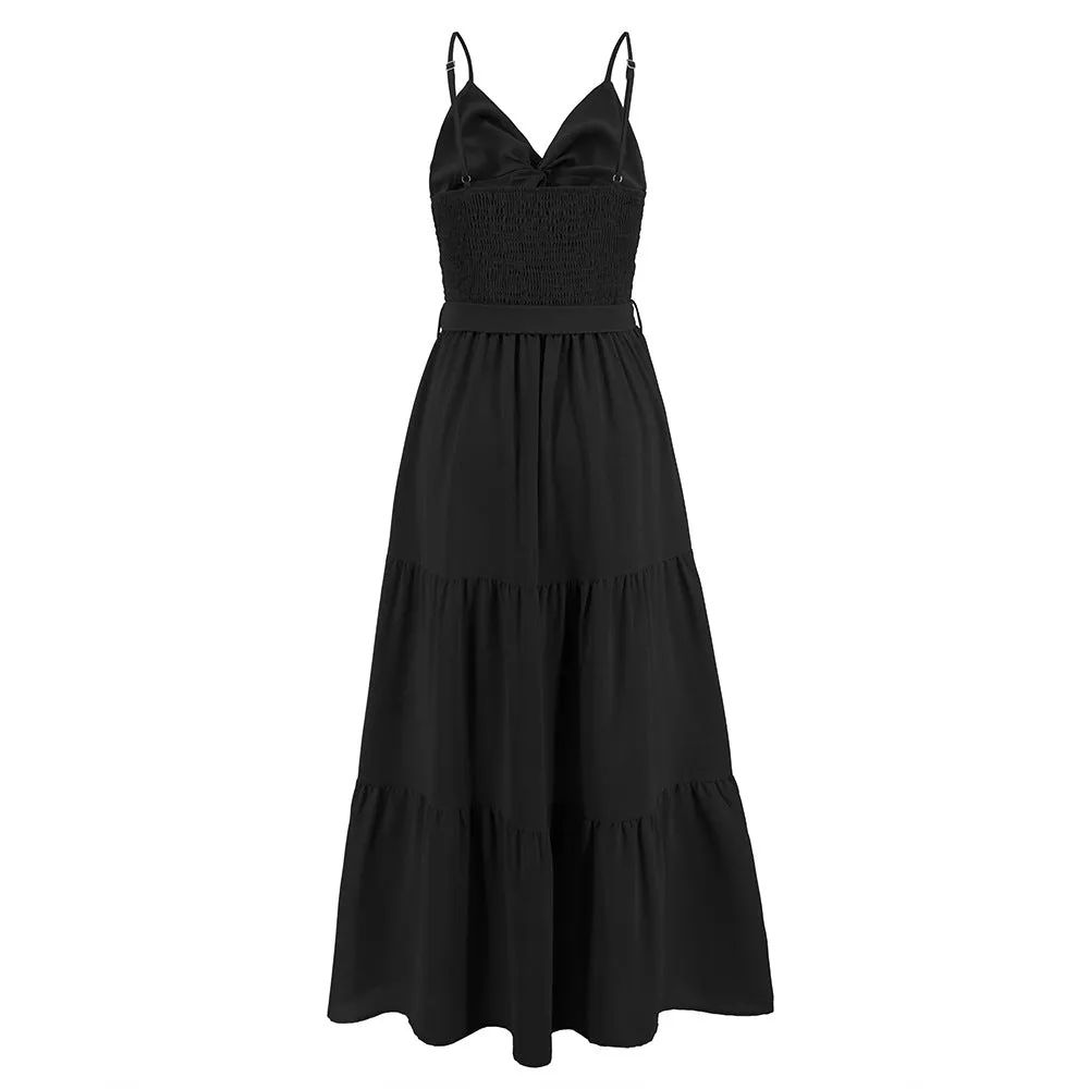 Fashionable Slim-fit Elegant Strapless Plus Size Maxi Dress