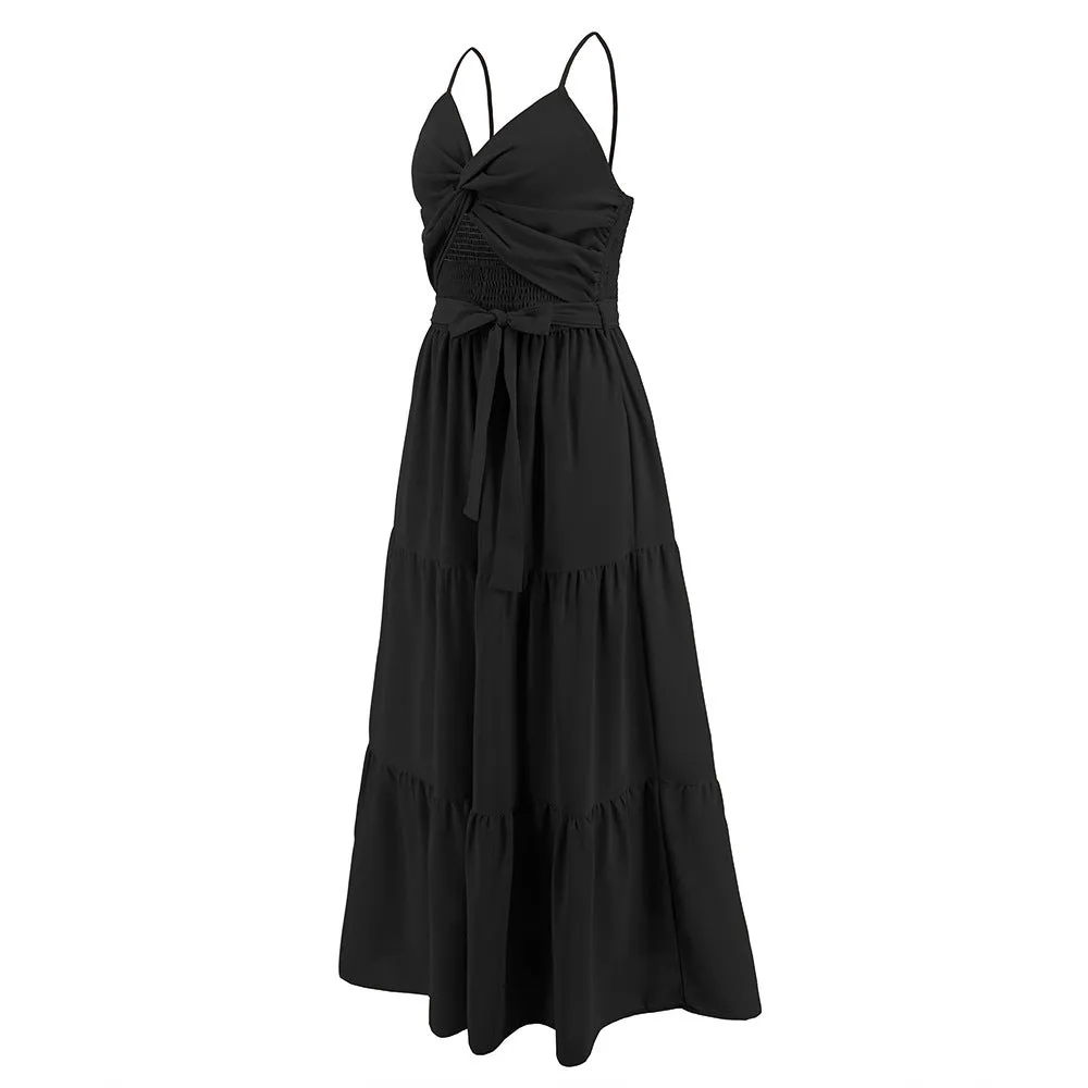 Fashionable Slim-fit Elegant Strapless Plus Size Maxi Dress