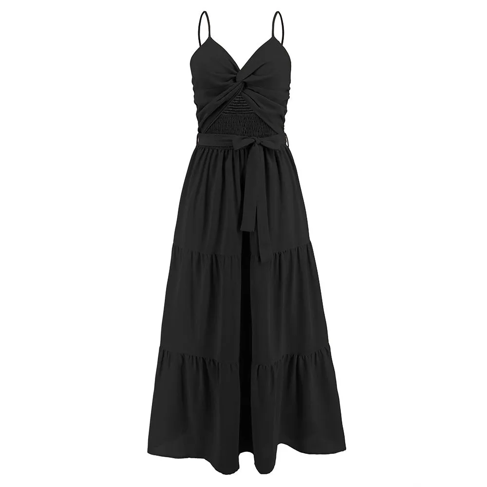 Fashionable Slim-fit Elegant Strapless Plus Size Maxi Dress
